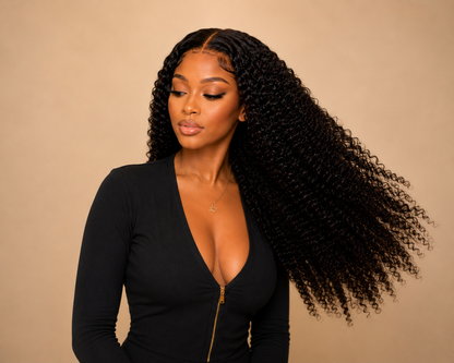 Sienna Deep Curly Wig | HD & Transparent Lace | 100% Human Hair