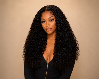 Sienna Deep Curly Wig | HD & Transparent Lace | 100% Human Hair