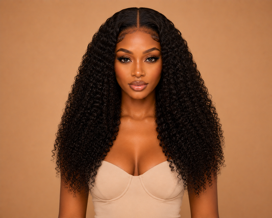👠 Zara Unit | Kinky Curly HD Lace Human Hair Wig