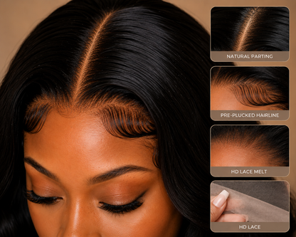 Savannah Natural Wave Wig | HD & Transparent Lace | 100% Human Hair