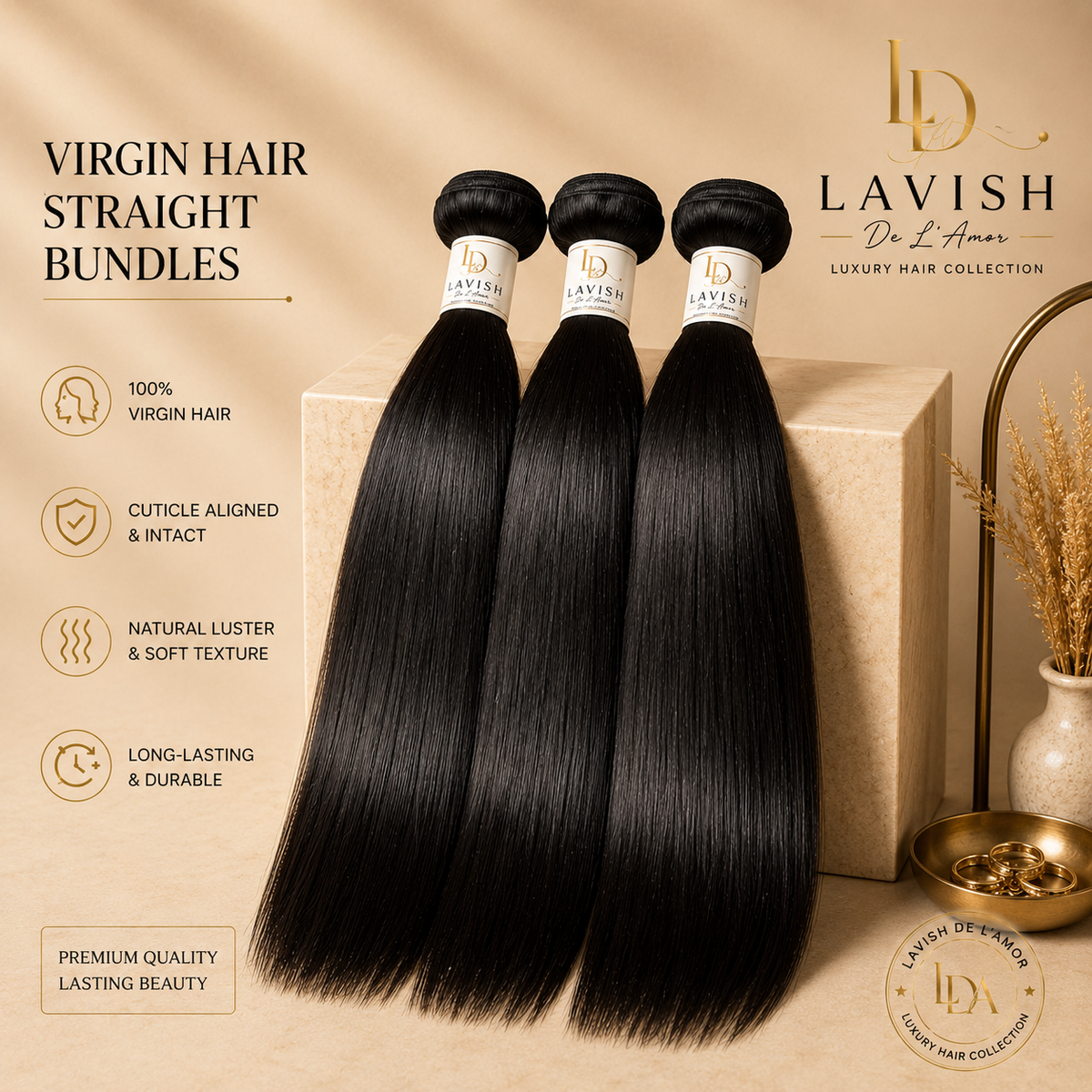 Bella Straight Bundles | 100% Human Hair