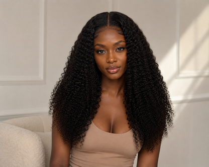 Zara Kinky Curly Wig | HD & Transparent Lace | 100% Human Hair