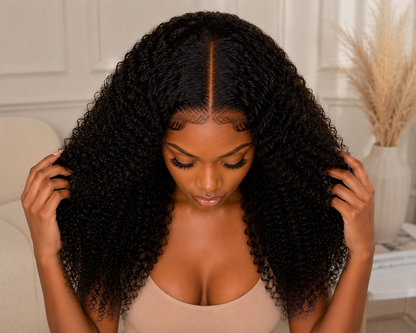 Zara Kinky Curly Wig | HD & Transparent Lace | 100% Human Hair