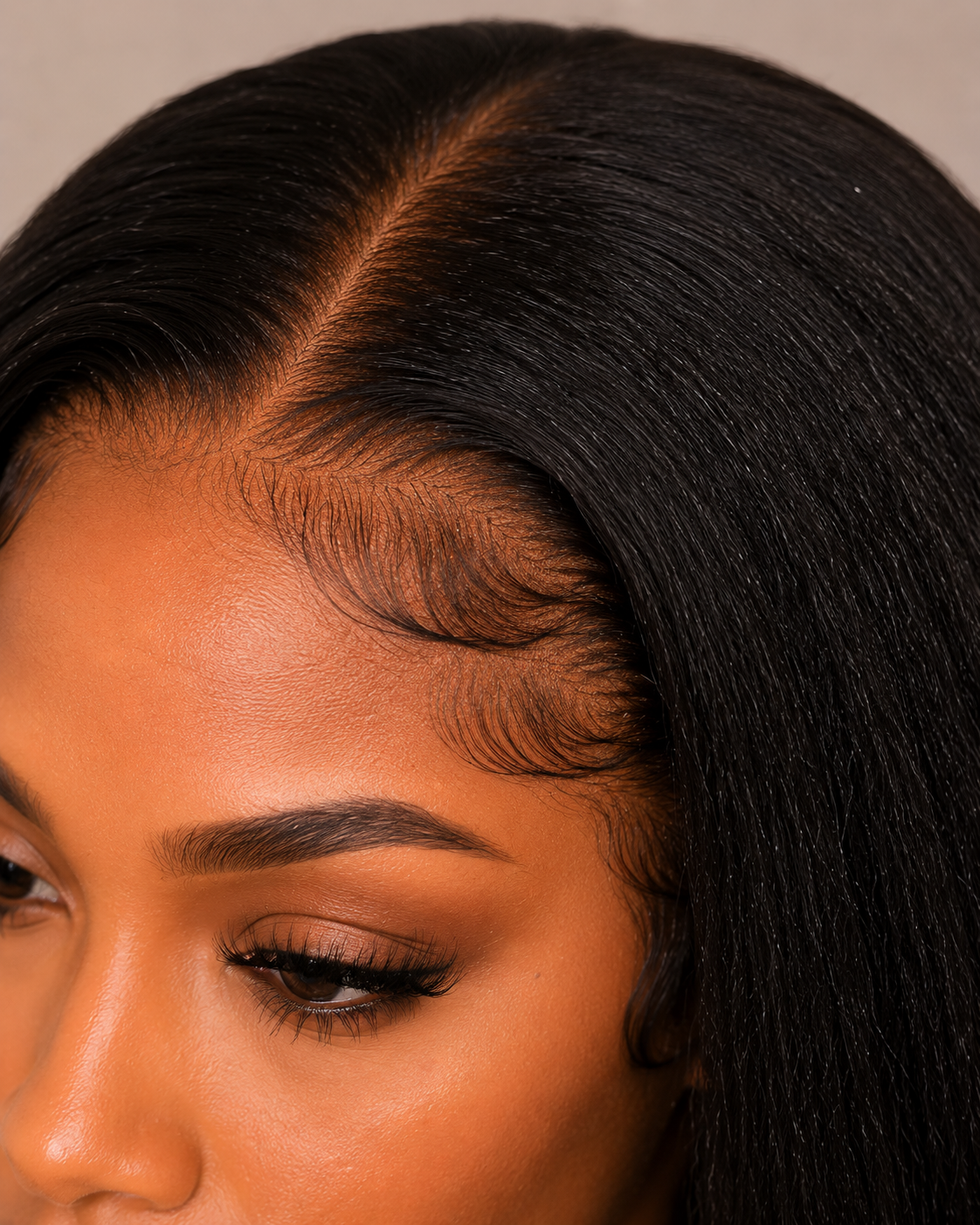 ⭐ Nova Unit | Kinky Straight HD Lace Human Hair Wig