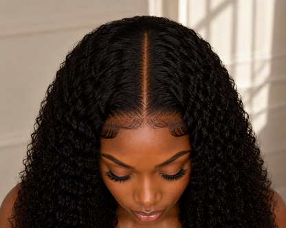 Zara Kinky Curly Wig | HD & Transparent Lace | 100% Human Hair