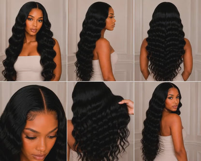 Monroe Loose Deep Wave Wig | HD & Transparent Lace | 100% Human Hair